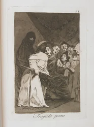 Tányér Los Caprichosból, 1797-1798